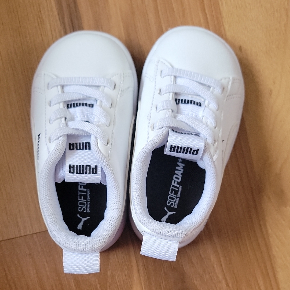 Puma Kids SoftFoam White Sneakers